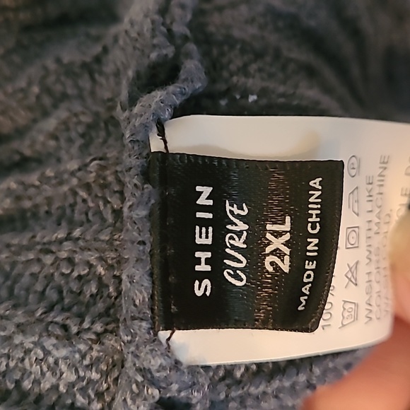 NWOT Shein Batwing Ribbed Sweater - Picture 8 of 11